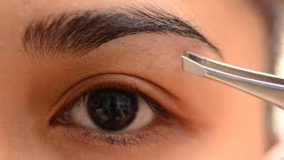 Threading eyebrows by plucker professional threading eyebrows [upl. by Carmella664]