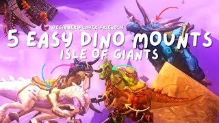 🦖 5 EASY DINO MOUNTS  WoW Mount Guide  Beginner Friendly ₊˚ෆ [upl. by Alane]