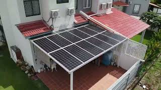 Malaysia Residential Home Solar System  GoGreen with Great Electricity Bill Savings  Solaroof Home [upl. by Mihcaoj]