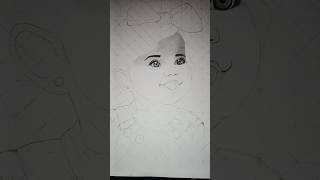 Cute girl drawing 😘 ytshorts short art drawing 1M [upl. by Catherina]