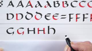 A Beginners Guide to Uncial Calligraphy AP with Janet Takahashi [upl. by Harwell]