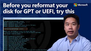 Convert BIOS  MBR to UEFI  GPT without reformatting  MBR2GPT tool  Prepare for Windows 11 [upl. by Siraf600]