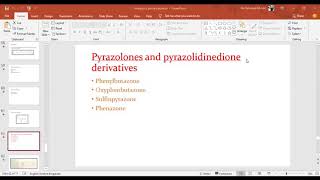 Pyrazolones and pyrazolidinedione derivatives  Analgesics and antipyretics by maam Sana Muzaffer [upl. by Titania]