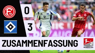 Fortuna Düsseldorf 03 Hamburger SV Glatzel Double Secures Dominant Away Win [upl. by Tra]