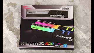 GSkill TridentZ RGB обзор и разгон [upl. by Heidy]