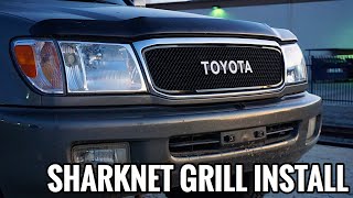 19982002 Toyota Land Cruiser SharkNet Grill Install [upl. by Sidonie394]