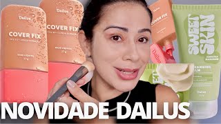 TESTEI Nova BASE COVER FIX Dailus E CLEASING BALM  O QUE ESPERAR [upl. by Raymond]