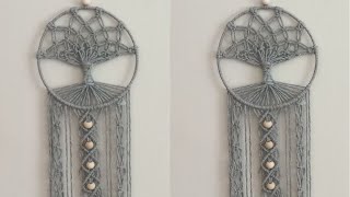 Macrame dream catcher amp tree of life [upl. by Nehgem387]