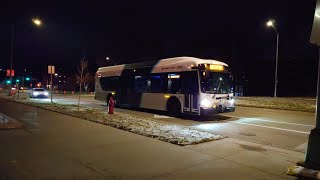 Madison Metro Transit 2019 New Flyer XD40 1902 On Route B [upl. by Eelarak]