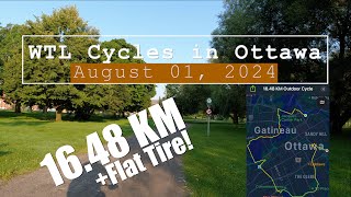 WTL Cycles 16 KM in Ottawa August 01 2024 4K [upl. by Afinom]