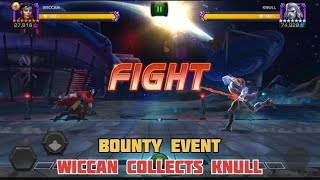 Wiccan Collects Knull Bounty  Bounty Side Quest Solo MCOC  Easy Solo  Quick Fights [upl. by Aivekahs]