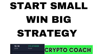 HOW TO SET START SMALL AND WIN BIG STRATEGY IN ROYAL Q SOFTWARE [upl. by Herzel]