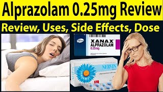 Alprazolam tablets 025 mg  Nervin Tablets 025 mg  Alprazolam ka asar kitni der tak rehta hai [upl. by Anthia]