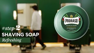 Proraso Shaving SoapCream Jar  Shaving Tutorial Step 2 Tips amp Tricks [upl. by Ahseret821]