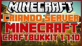 TutorialComo Criar Server de Minecraft 1710 [upl. by Yruj283]