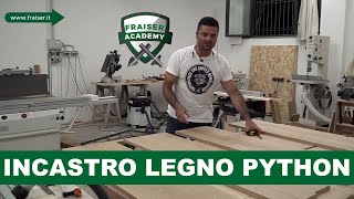 Incastri Legno Professionali su Fresatrice attacco 8mm con Stefano il Falegname [upl. by Oilime]