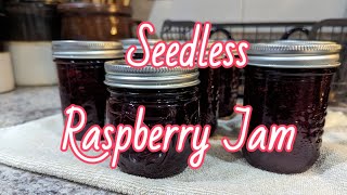 Canning Seedless Raspberry Jam 🤤 [upl. by Etnovaj975]