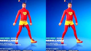 🎯 REBELLIOUS EMOTE 1 HOUR SLOW MOTION FORTNITE 🚀 [upl. by Marx]