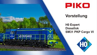 PIKO V127 H0 Expert Diesellok SM31 PKP Cargo VI 52300 [upl. by Jaqitsch]