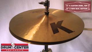 Zildjian New Beat HiHat 3 Pack with K Custom Dark Top 14quot [upl. by Benjy]