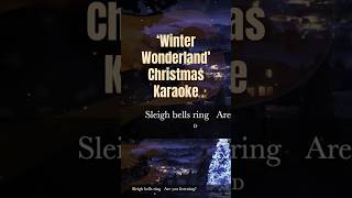 Winter Wonderland Acoustic Guitar Christmas Karaoke Songs with Lyrics [upl. by Tallbot116]