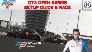 rFactor 2 Online  Setup Guide amp Race in GT3 Open at Bahrain [upl. by Shandie602]