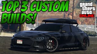 GTA 5  Top 3 Custom Builds for Cars Vigero ZX Omnis eGT Rhinehart EP71 [upl. by Eceinej]