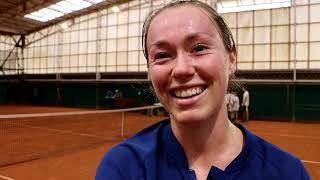 Flore Allègre  1ers championnats de France de racketlon [upl. by Adleremse]