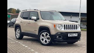 Used Jeep Renegade 14T MultiAirII Limited DDCT I Motor Match Stafford [upl. by Grider]