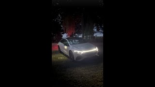 Mercedes EQS Light Show [upl. by Fenella]