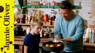 Ultimate Sausage Casserole  Keep Cooking Family Favourites  Jamie Oliver [upl. by Anwat350]