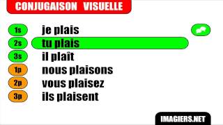 Conjugaison  Indicatif Présent  Verbe  Plaire [upl. by Pulchia]