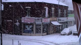 Snowfall on Edgeley Stockport Jan 2015 [upl. by Ettolrahc]