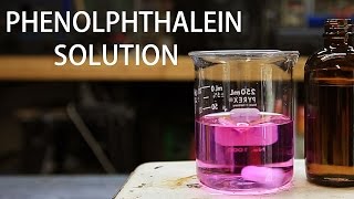 How to make a Phenolphthalein Indicator Solution 005wt [upl. by Ilhsa38]