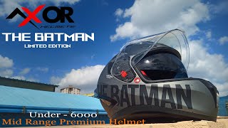 Axor Street DC Batman Helmet  Premium Helmet Under 6000  Axor Helmet  Unboxing and Review [upl. by Thilde]