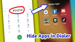 How To Hide Apps In Dialer In Realme Oppo Vivo Redmi amp Samsung Phones🔥 [upl. by Gaston]