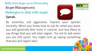 Anger Management  Personality Development Skills Part 8  wwwletstalkcoin [upl. by Cadmarr]