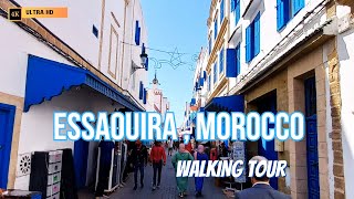 Essaouira MOROCCO Walking Tour  4K with Captions Walker Prints [upl. by Mayram999]