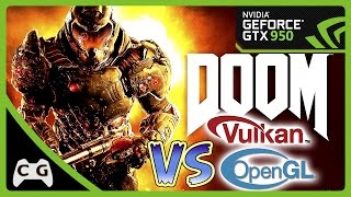 DOOM Vulkan vs OpenGL Teste Comparativo Na GTX 950 DOOM 4 Gameplay 86 [upl. by Ecirpak]