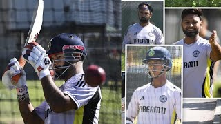 Indian Cricket Team Practice session today at WACA  KL Rahul Yashasvi Jaiswal ahead of BGT 202425 [upl. by Felice]