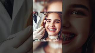 braces dentist aesthetic beauty dentalcare smile health tooth aligner toothpaste shorts [upl. by Kcod]