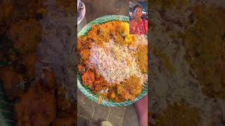 250 Rupees Unlimited Bagara Rice Mutton Curry Vijaywada Eat Street Chicken Biryani shorts foodie [upl. by Airamesor]