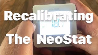 Heatmiser  Recalibrating the NeoStat v1 v2 or v3 [upl. by Eitsyrhc]