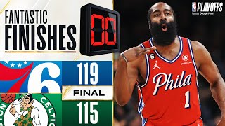 Final 246 WILD ENDING 3 76ERS vs 2 CELTICS  Game 1  May 1 2023 [upl. by Froehlich34]