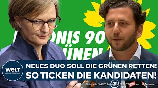 BÜNDNIS 90  DIE GRÜNEN Neue Kandidaten für den Vorstand  Wie ticken Brantner und Banaszak [upl. by Linskey]