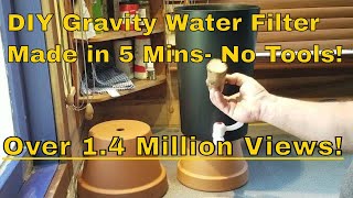 DIY water filter How to make FILTHY WATER drinkable [upl. by Weisman63]