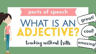 Parts of Speech for Kids What is an Adjective [upl. by Oelak]