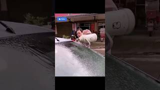 Is Pouring Hot Water on Your Car to Melt Ice Actually Worth It [upl. by Arreic]