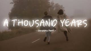 A Thousand Years  Christina Perri  Lyrics  Vietsub [upl. by Wirth]