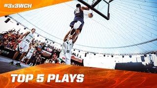 Top 5 Plays  Day 5  2016 FIBA 3x3 World Championships [upl. by Nongim52]